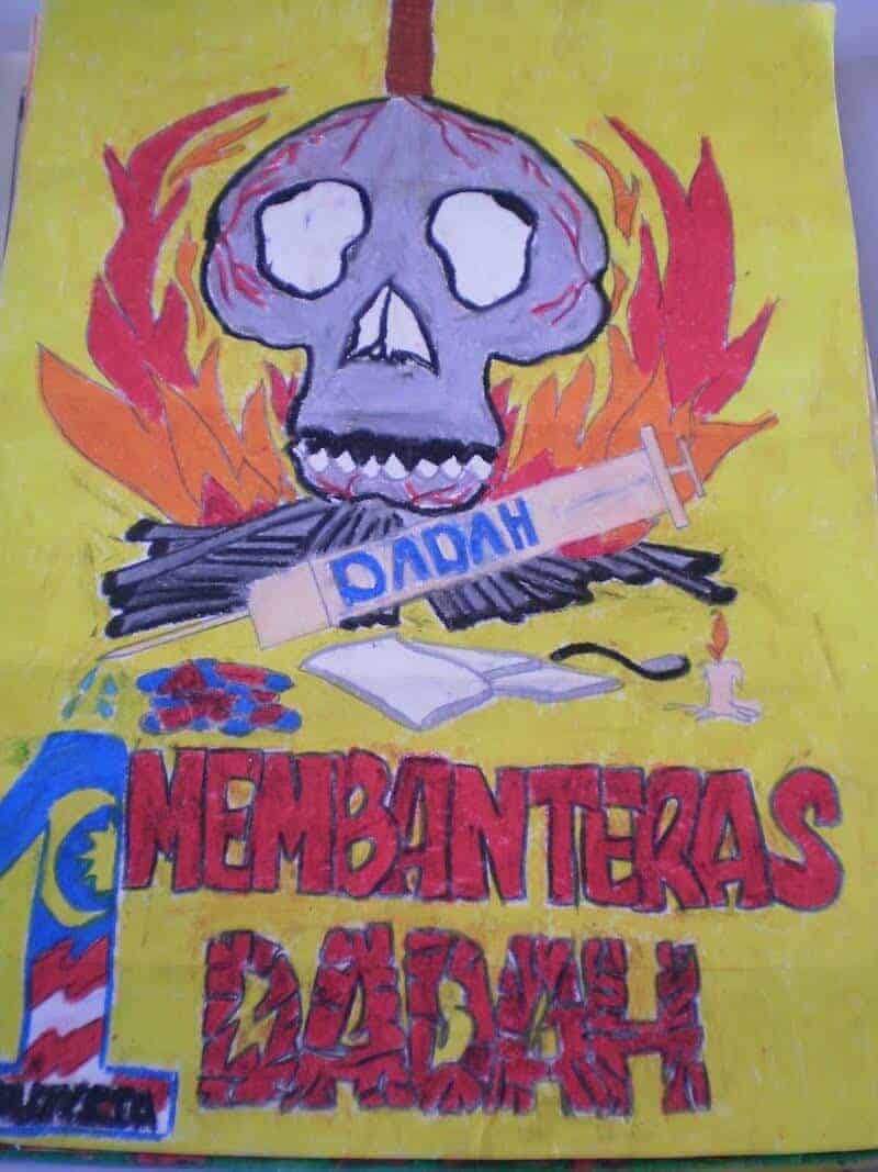 Contoh poster anti dadah